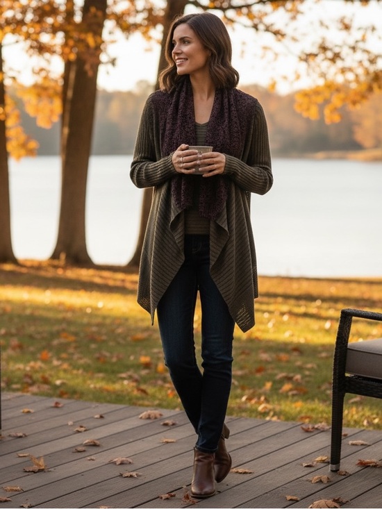 Grace & Lace Sweaters - Grey cardigan
